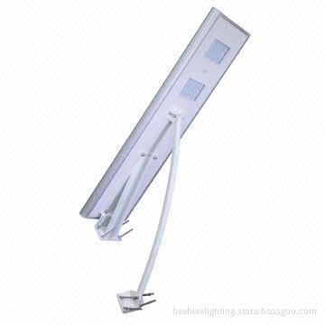 LED Solar Street Lamps, 30W Power, All-in-one Integrated with Motion Sensor